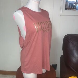 2/$25 Victoria Sport Open-Back Muscle Tee